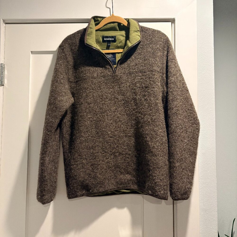Bonobos Italian Wool Fleece Half Zip